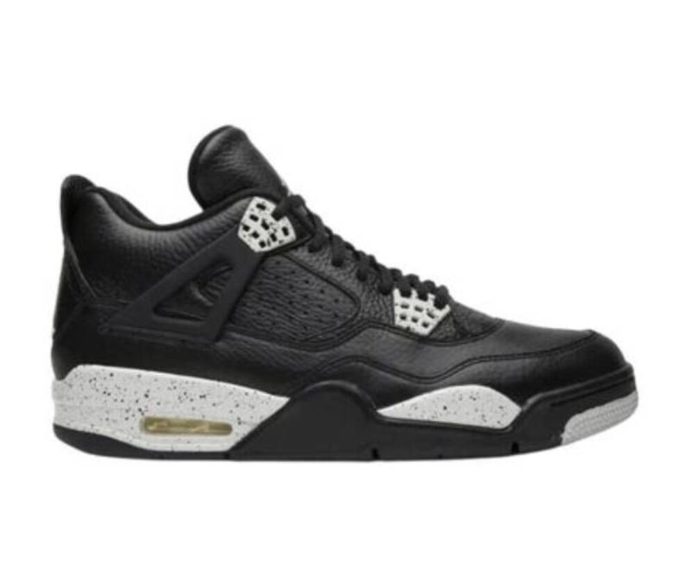 NIKE Air Jordan 4 Retro LS 'Oreo' 2015 Sneakers Size 8
